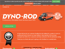 Tablet Screenshot of dynorod.ie